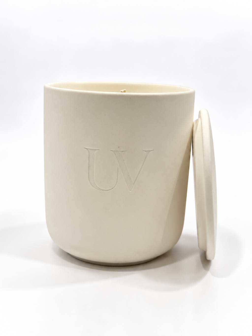UV CITRÉA — White Ceramic Candle