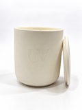 UV CITRÉA — White Ceramic Candle